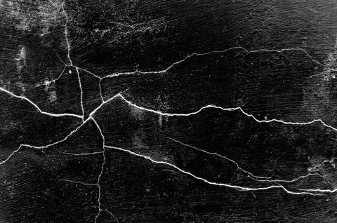 White black grey texture background, cracks on the wall, floor Stock Photos