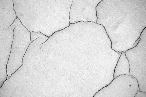 White black grey texture background, cracks on the wall, floor Stock Photos