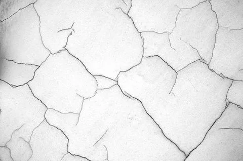 White black grey texture background, cracks on the wall, floor Stock Photos