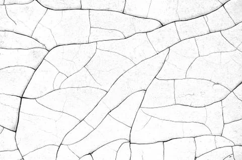 White black grey texture background, cracks on the wall, floor Stock Photos