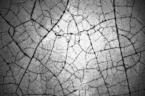White black grey texture background, cracks on the wall, floor Stock Photos
