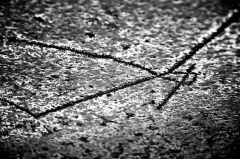 White black grey texture background, cracks on the wall, floor Stock Photos