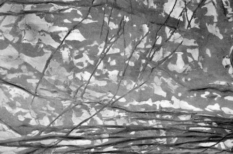 White black grey texture background, cracks on the wall, floor Stock Photos
