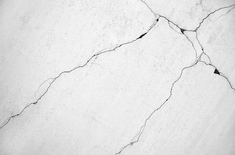 White black grey texture background, cracks on the wall, floor Stock Photos
