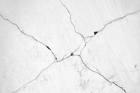 White black grey texture background, cracks on the wall, floor Stock Photos