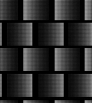 White on black seamlesss pattern Stock-Illustration