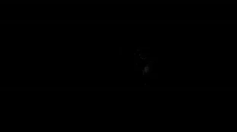 White on black spit Stock Footage 514011