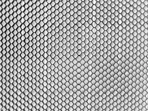 White black wall with abstract pattern, vertical, inclined and diagonal lines Stock-Fotos