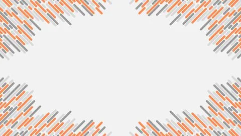 A white blank background with orange and gray lines Stock Illustration