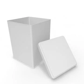 White blank bank Stock Illustration