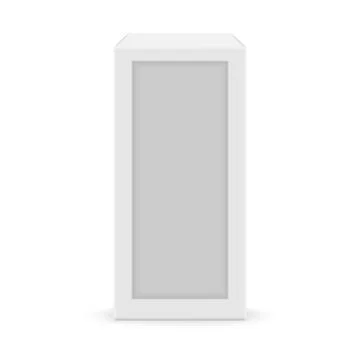 White blank box Stock Illustration