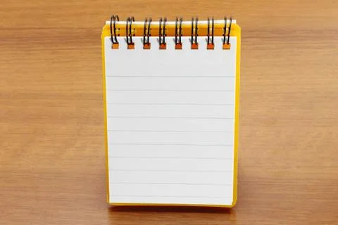 White blank notebook Stock Photos
