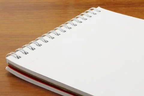 White blank notebook Stock Photos