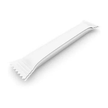 White blank package for sugar, salt, pepper, candy and other seasonings, spic Stock Illustration