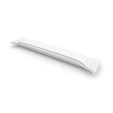 White blank package for sugar, salt, pepper, candy and other seasonings, spic Stock Illustration