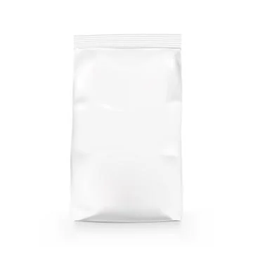 White Blank Pouch. Pack For Grains Stock Illustration