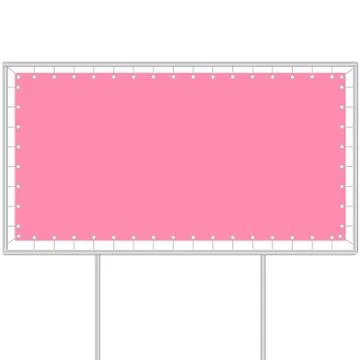 White blank press wall. Blank canvas banner. Backdrop mockup banner Stock Illustration