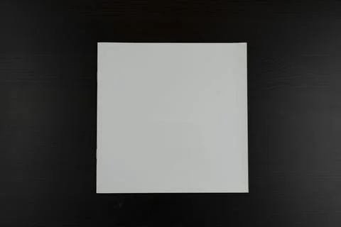 White blank square for mockup Stock Photos
