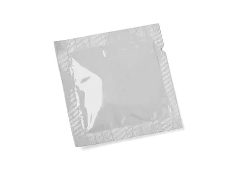 White Blank template Packaging Foil Stock Photos