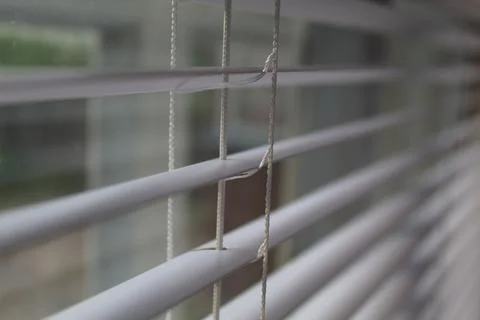 White blinds Stock Photos