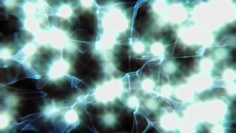 White blink effect and blue caustic background Stock Footage 241404557