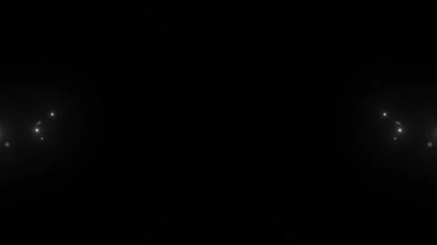 White blinking cartoon star shimmer loop animation isolated on black background Stock Footage 344839566