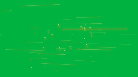 White blobs popping, yellow mass morphing, shedding dots, forming particle Stock Footage 333971878