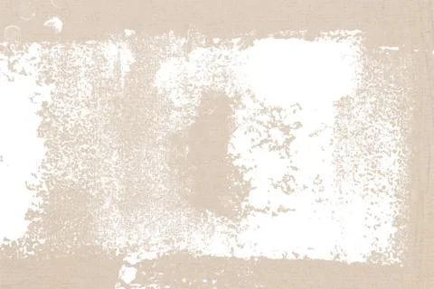 White block print on beige background Stock Photos