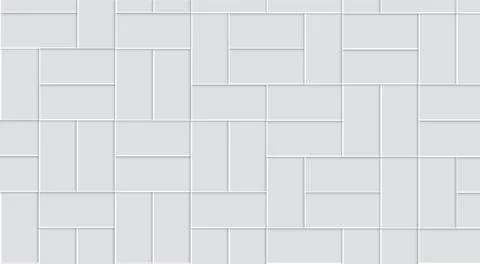 White block wall texture background Stock Illustration