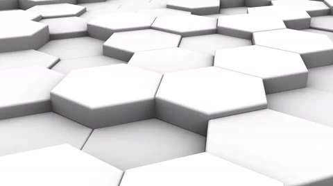 White Blocks Animation Stock Footage 52026614