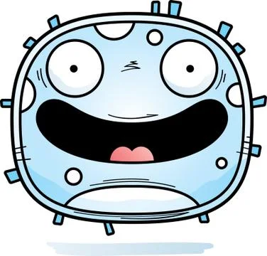 White Blood Cell Smiling Stock Illustration