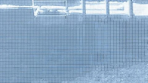 White-blue abstraction from in a fine grid. Stock Illustration