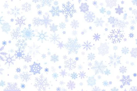 White blue cool snowflake winter backdrop.New Year, Christmas Stock Illustration
