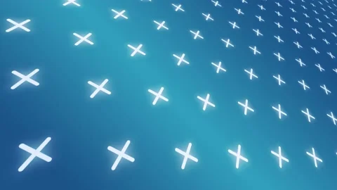 White blue crosses pattern motion perspective background Stock Footage 132685579