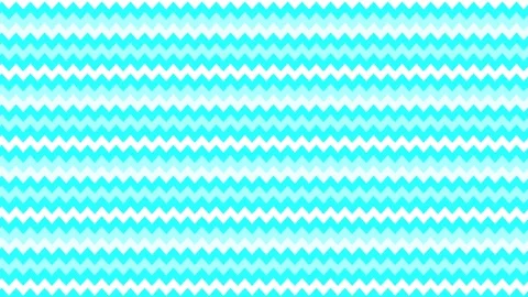 White blue cyan zigzag pattern background loop moving left. Simple zig zag .. Stock Footage 247021341