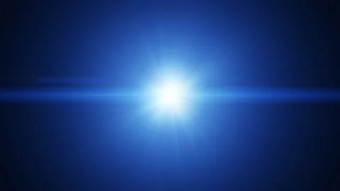 White Blue flare light beam explosion effect abstract background. Stock Footage 141372085