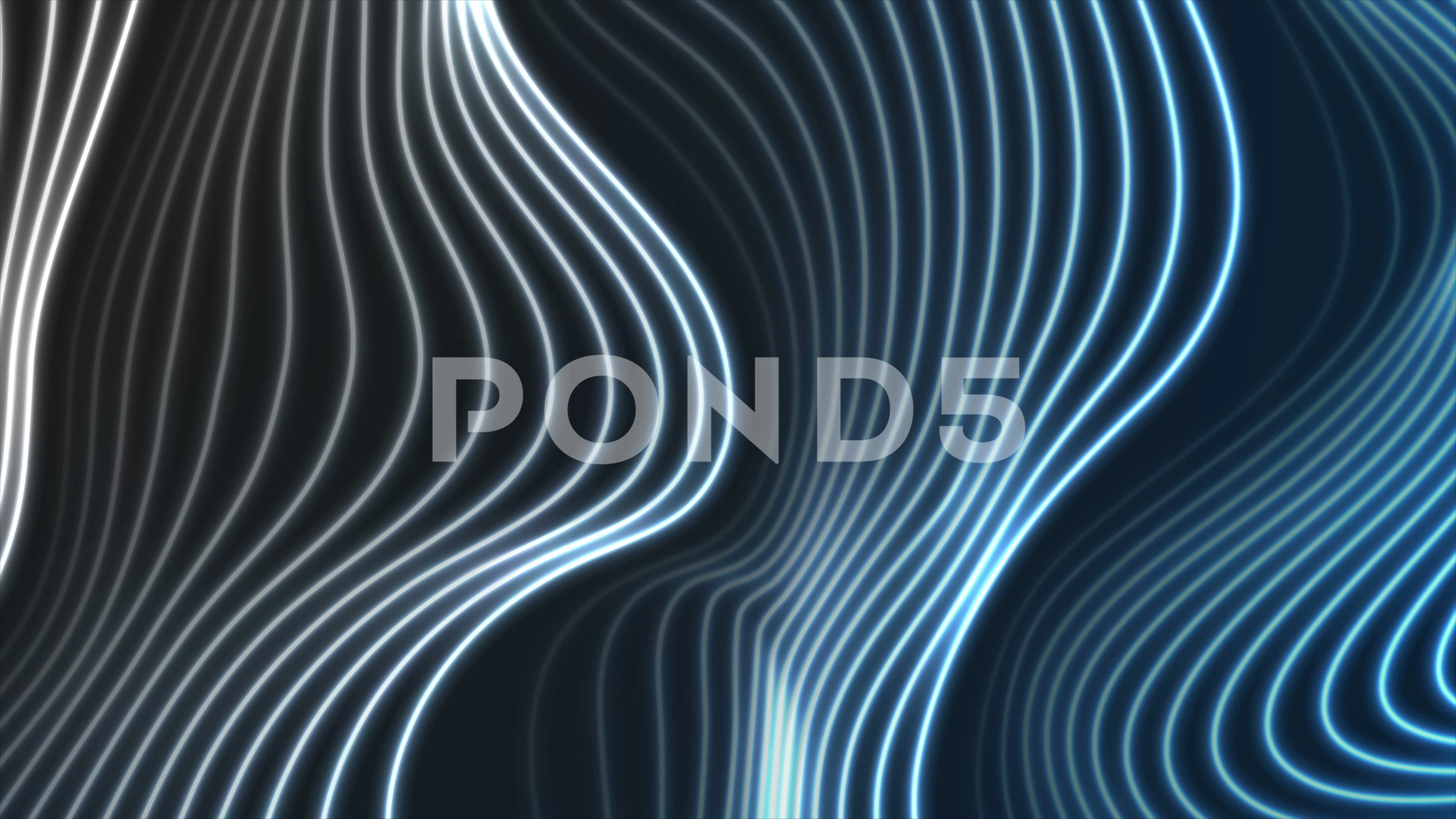 White blue neon curved wavy lines video ... | Stock Video | Pond5