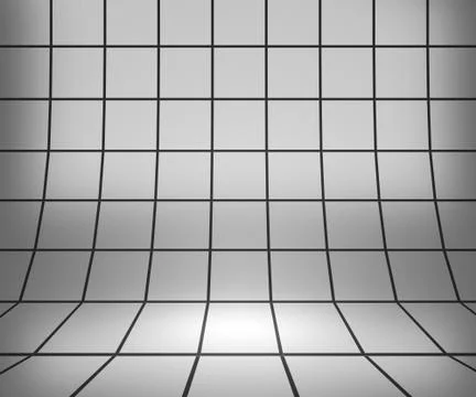 White blueprint stage Stock Illustration