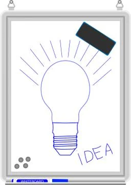 White board Illustrazione stock