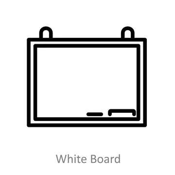 White Board Stock Illustration