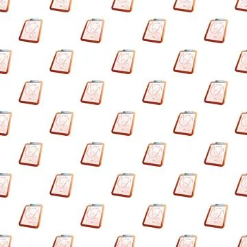 White board with strategy game plan seamless pattern イラスト素材