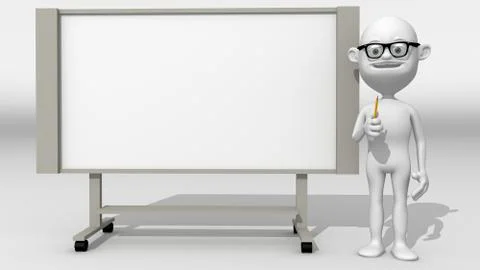 White board white Illustrazione stock