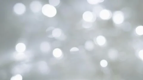White Bokeh Light Abstract Blurred Background Stock Footage 276592412