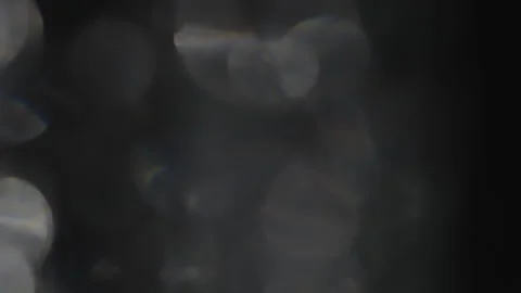 White bokeh lights and smoke moving slowly Stock-Footage 340618776