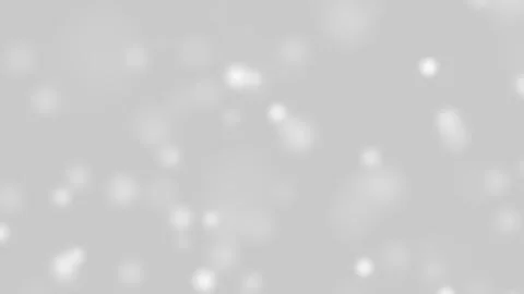White bokeh particle effect. Digital computer data dots on grey background. A Stock Illustration