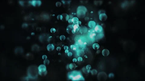 White Bokeh Particles Animation Loop  Video stock 224543478