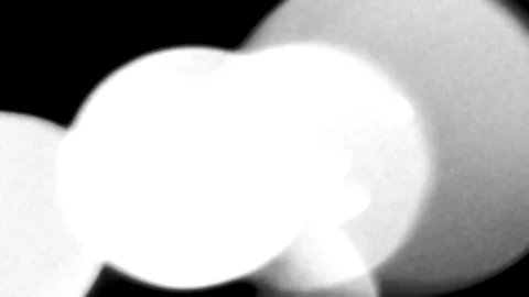 White Bokeh Particles on Black Flickering Abstract Background Stock Footage 80787874