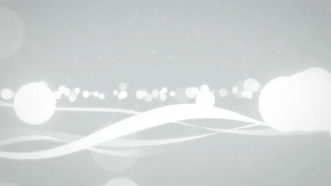 White Bokeh Wave on a white background. Stock Footage 218441183