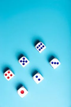 White bones on the background. Game devices. Copy space for text. The concept of Stock Photos