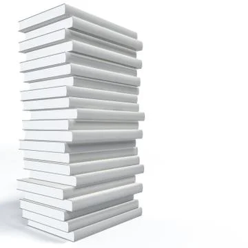White book Stock Illustration